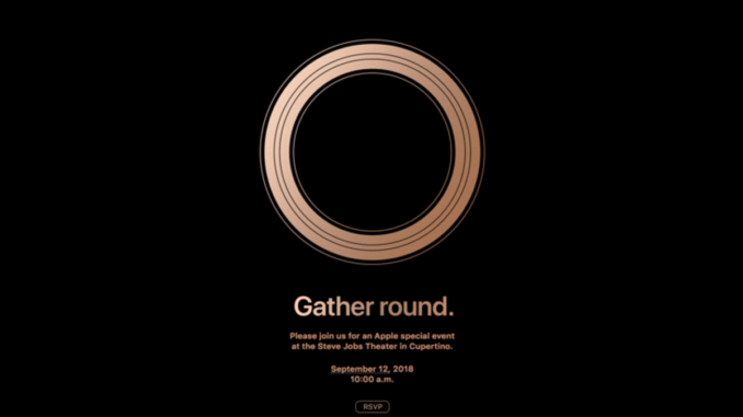 Invitația pentru evenimentul "Gather round" - septembrie 2018
