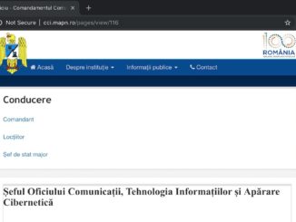 Site-ul Comandamentului Apărării Cibernetice