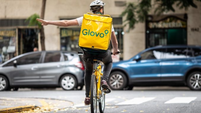 Biciclist Glovo. FOTO Glovo