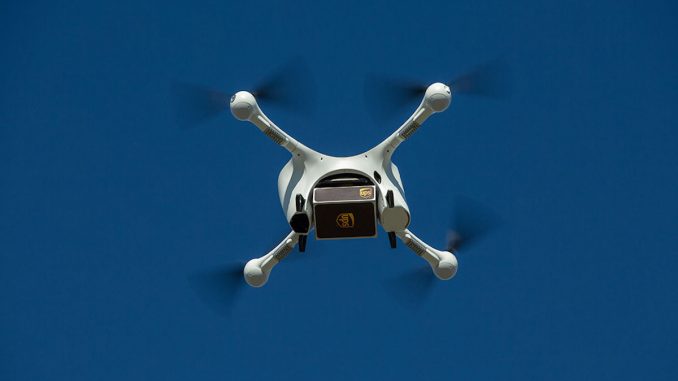 Livrare cu drone. FOTO UPS